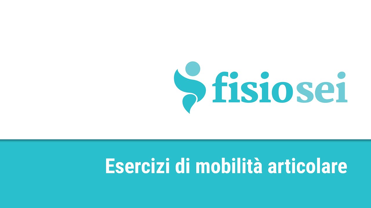 Esercizi di mobilità articolare