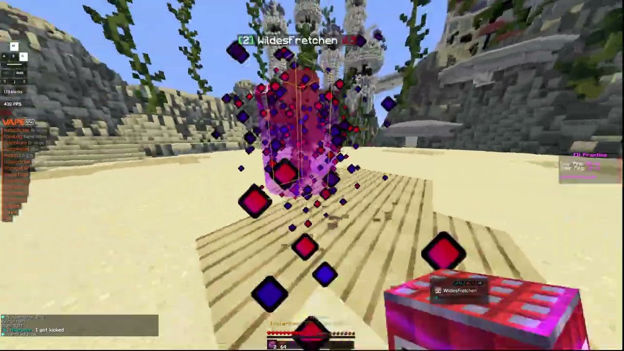 TNT sumo on minemanclub with Vape V4