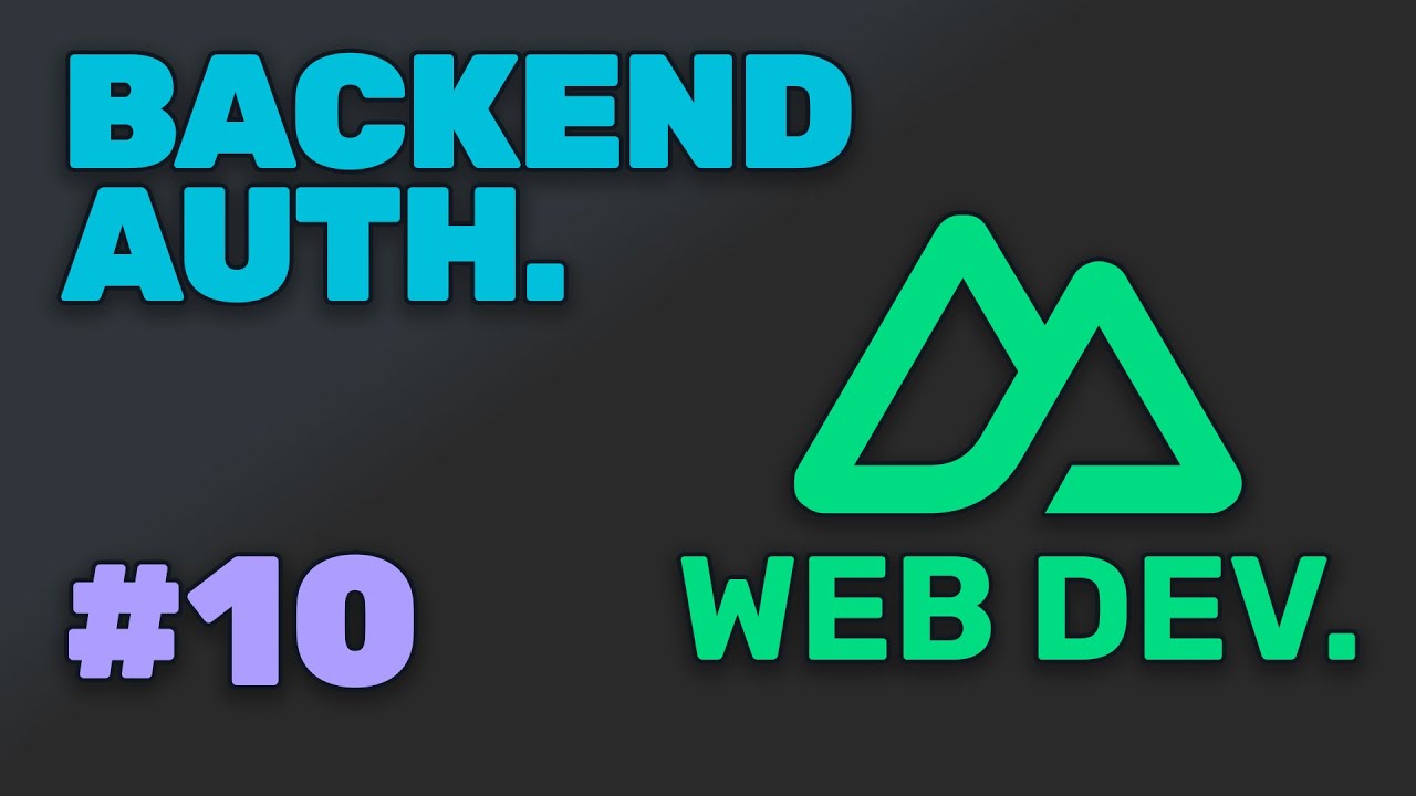 Backend User Authentication in Nuxt | Full-Stack Web Dev #10