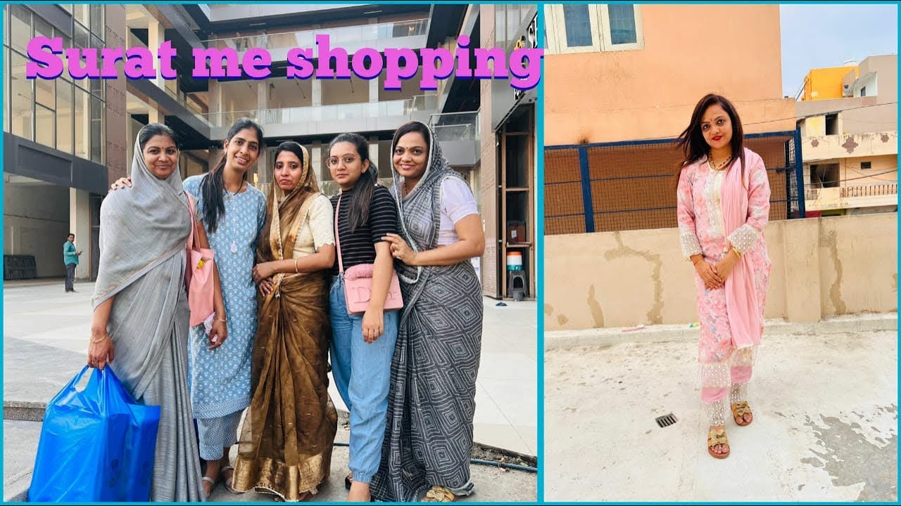 Surat me shopping || best shop to visit in surat || marwadi collection || Sukhi Harish Vlogzz