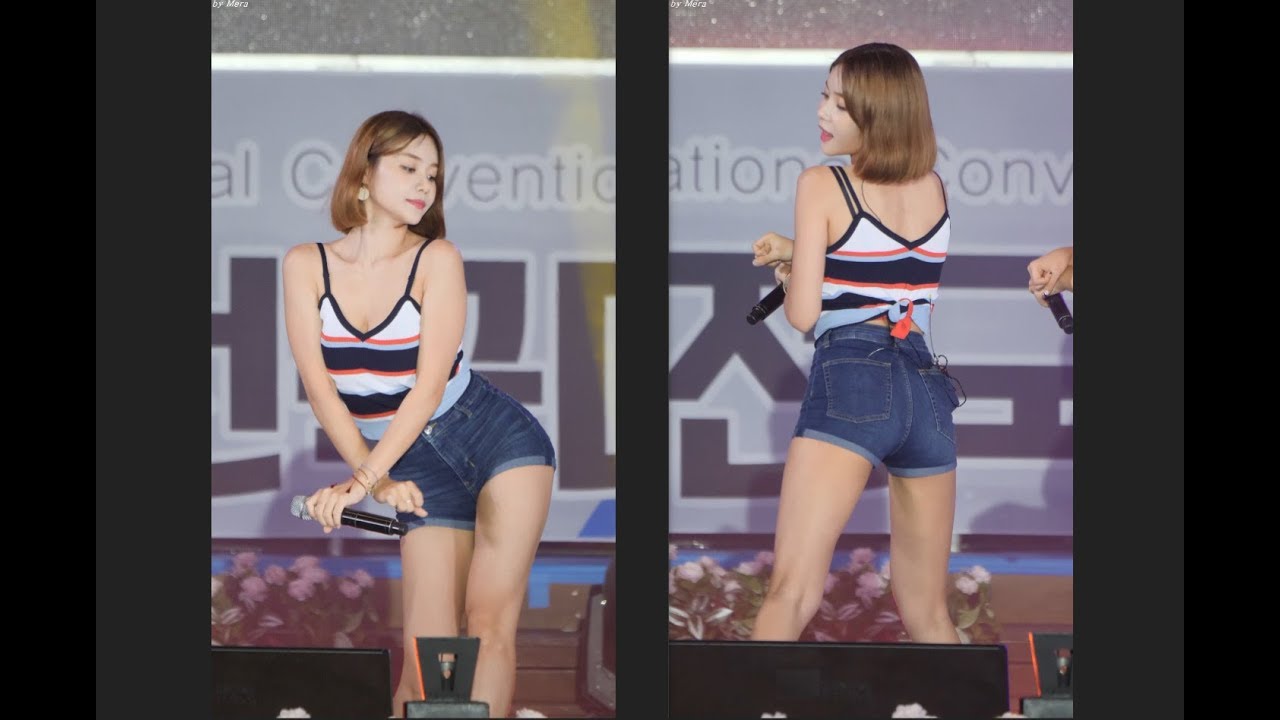 180828  AOA - 사뿐사뿐(Like a Cat) [유나] Yu Na 직캠 Fancam (한국농업경영인전국대회) by Mera