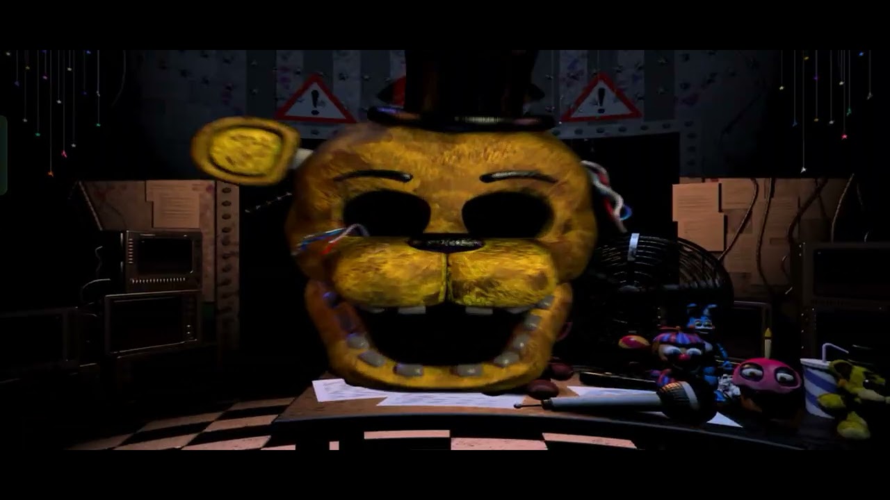Fnaf 2 oynuyorum (bekle o golden freddy mi?) 