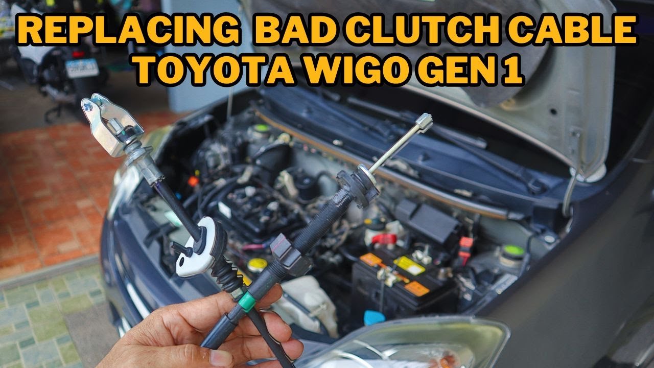How To Replace Bad Clutch Cable - Toyota Wigo Gen 1