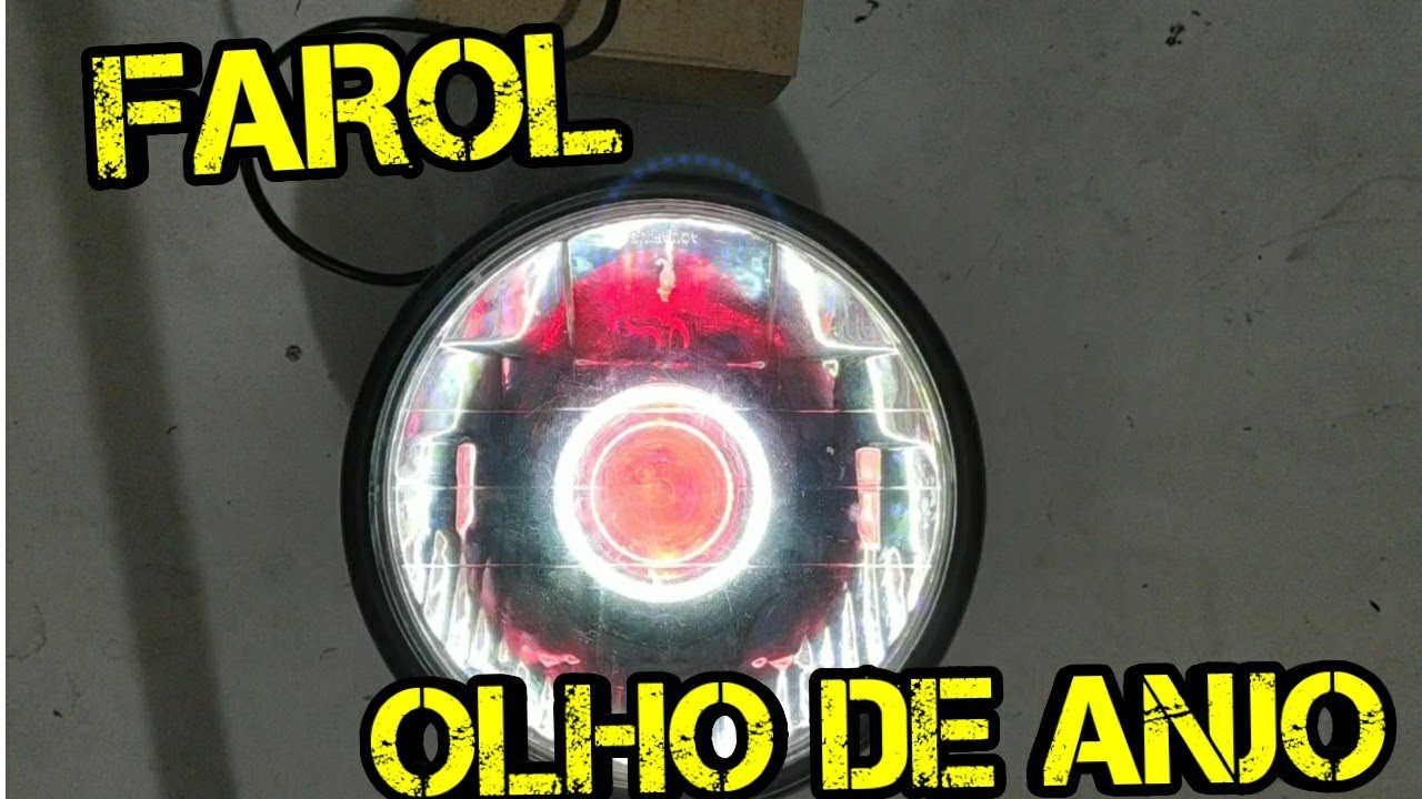 FAROL OLHO DE ANJO PARA TITAN, FAN 125 E 150
