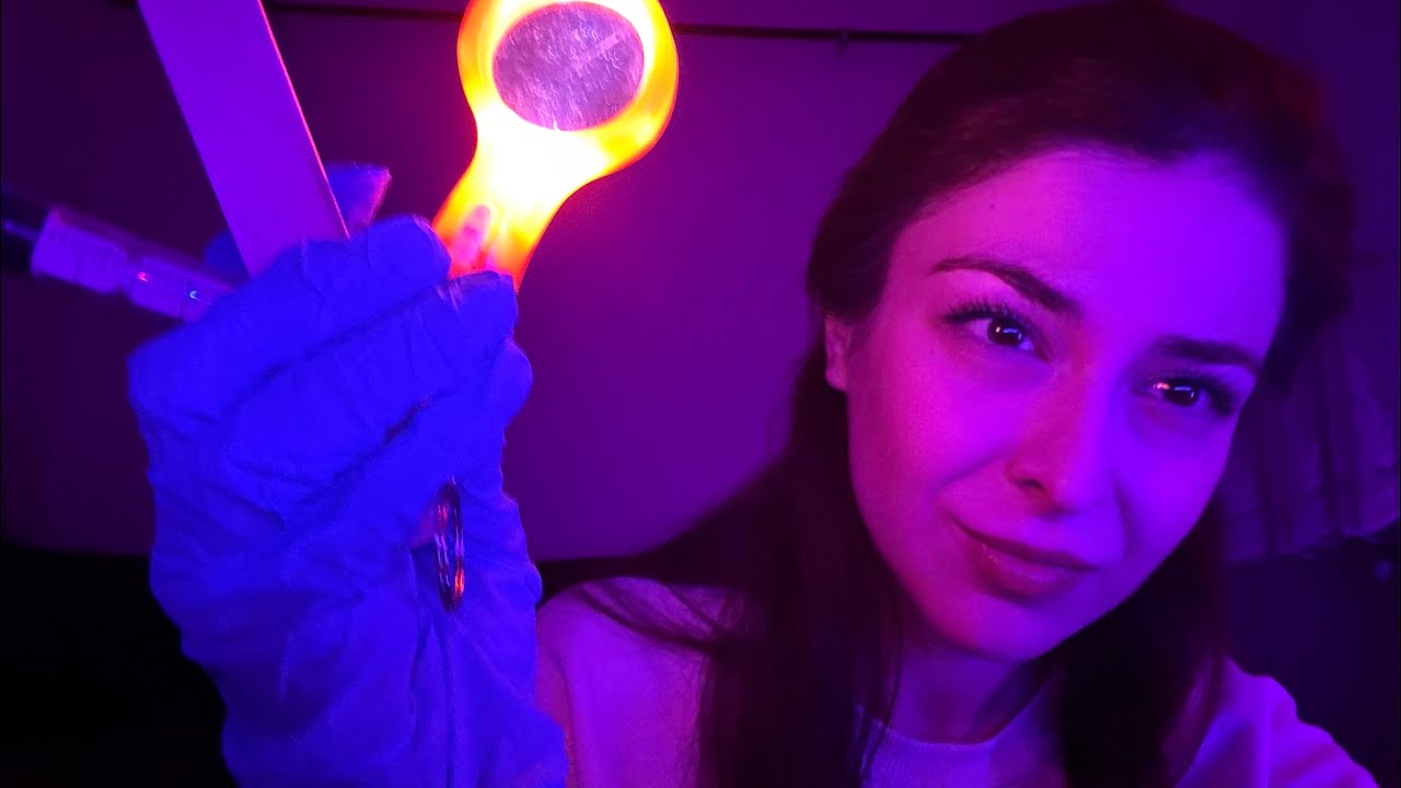 Türkçe Asmr ~ Doktor Roleplay 👩‍⚕️ Cranial Nerve Exam 🩺 Lateks Eldiven 🧤