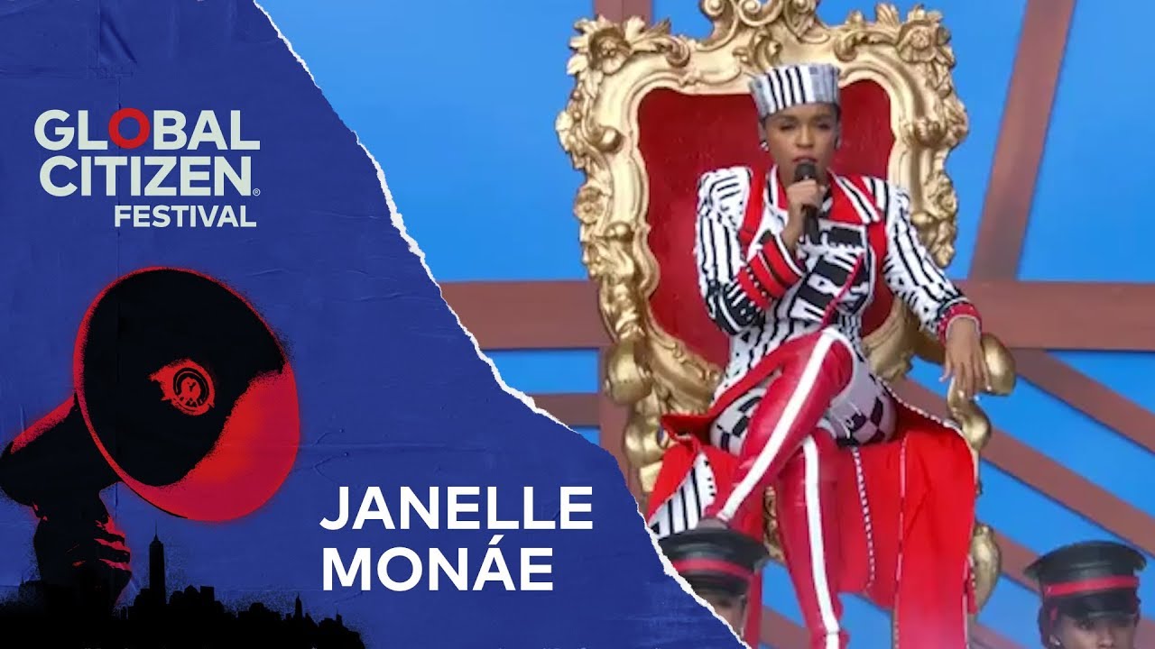 Janelle Mon&aacute;e Performs Django Jane | Global Citizen Festival NYC 2018