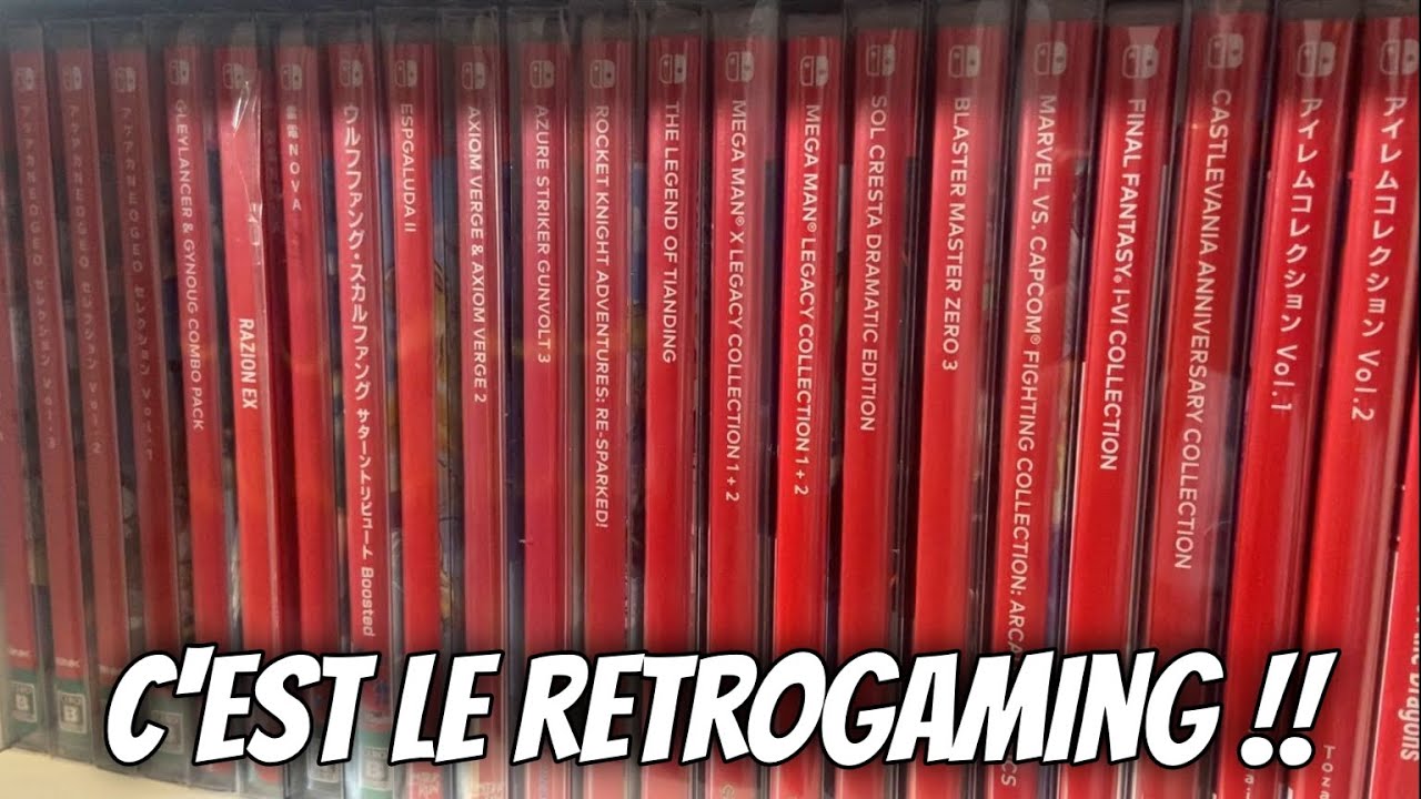 La Nintendo Switch c'est le RETROGAMING !! [ Collection Jeux vidéo ]