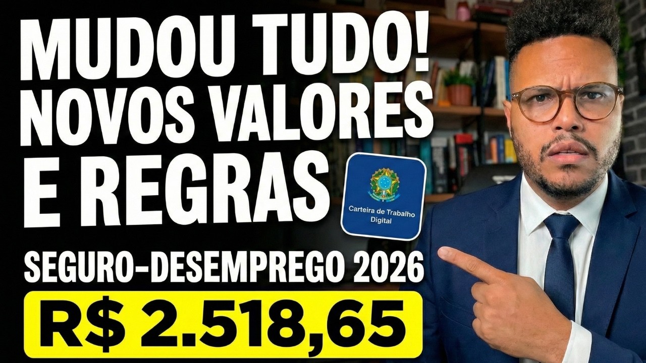 Seguro-Desemprego 2026: NOVO TETO (R$ 2.518,65), Prazos e Período Aquisitivo Explicados