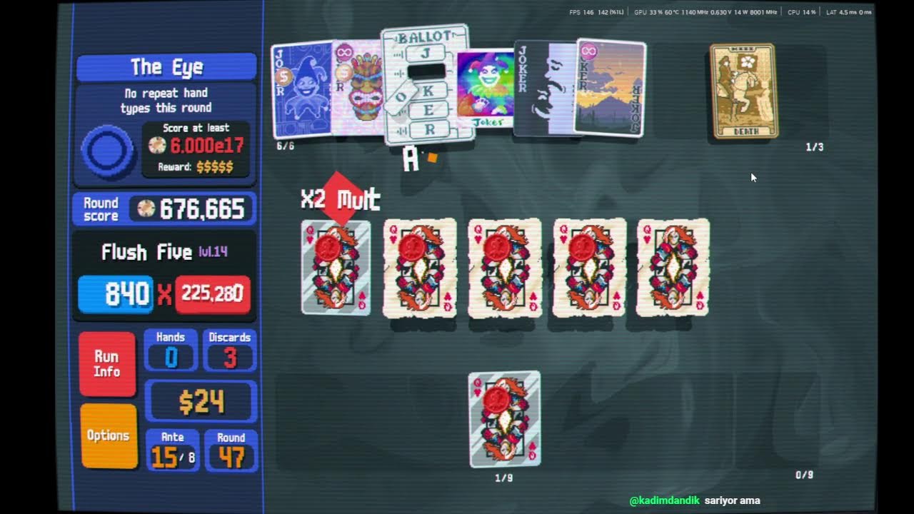 BALATRO TÜRKÇE GOLD STAKE RUN DENEMELERİ