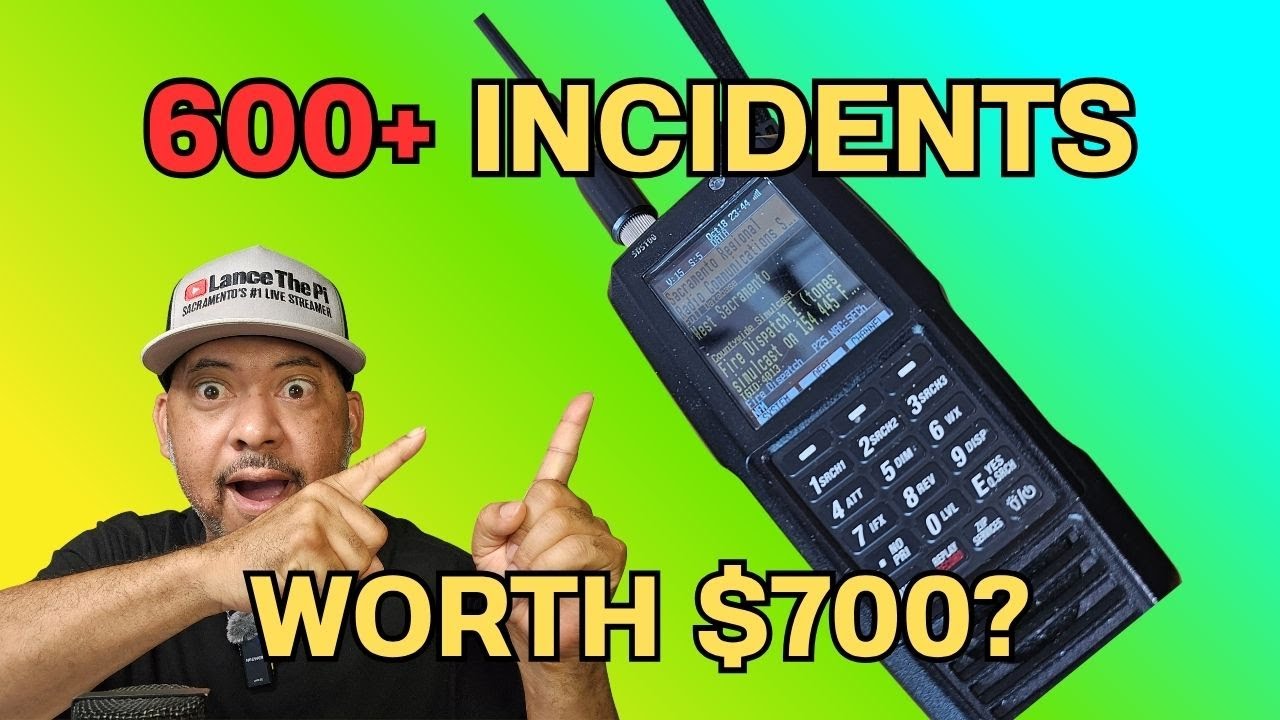 Обзор Uniden SDS100 после более 600 инцидентов с участием полиции