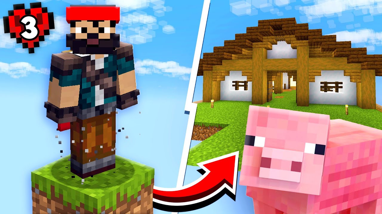 Am Facut un Hambar pe Minecraft Oneblock Hardcore #3