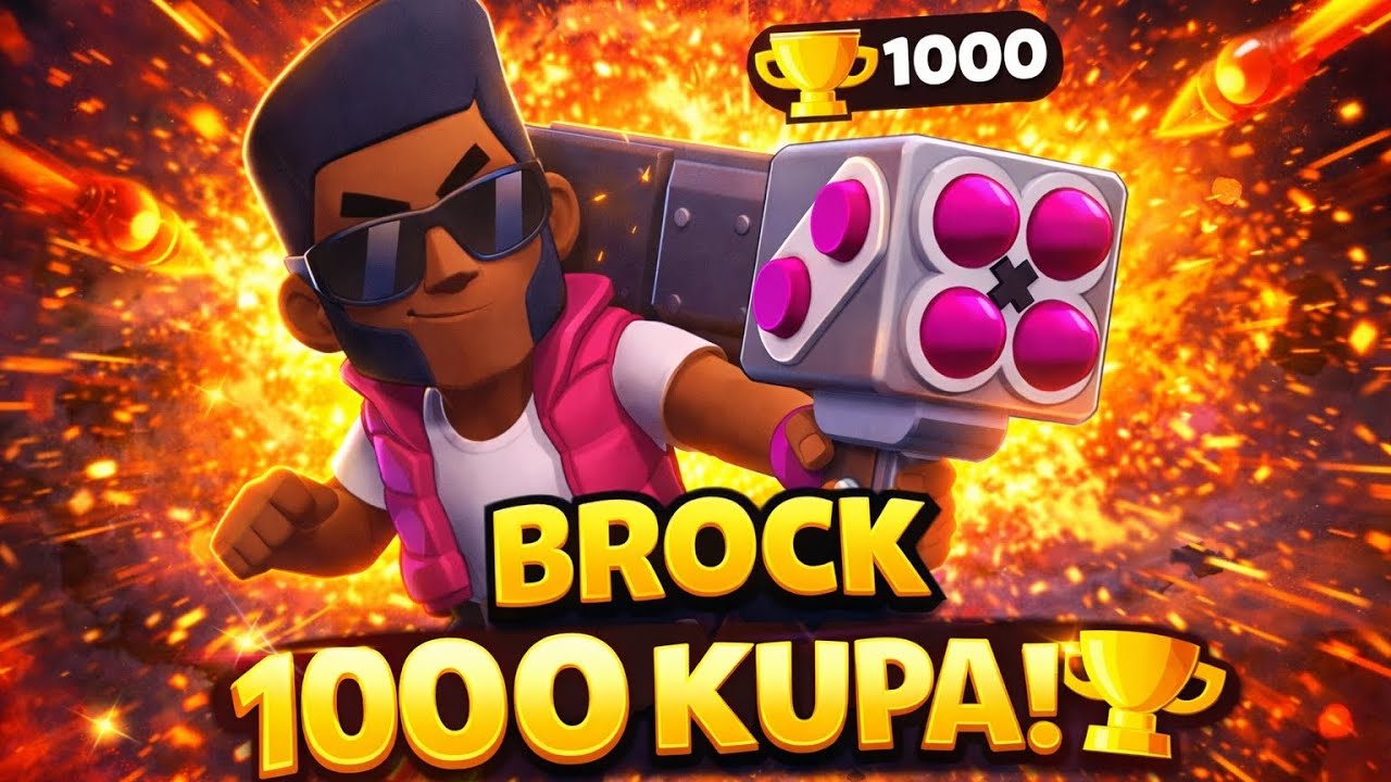 Brawl stars brock 1000 kupa