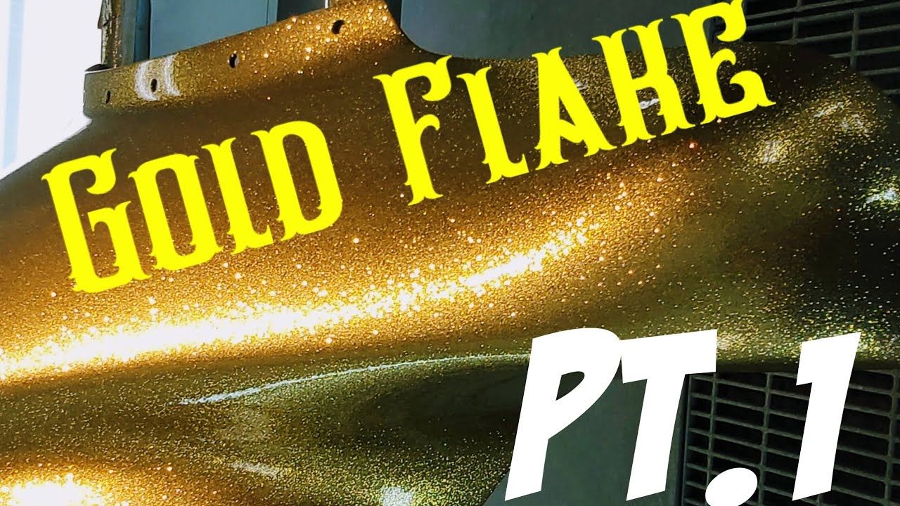 Custom Fairing Paint Job: Part 1 Gold Flake