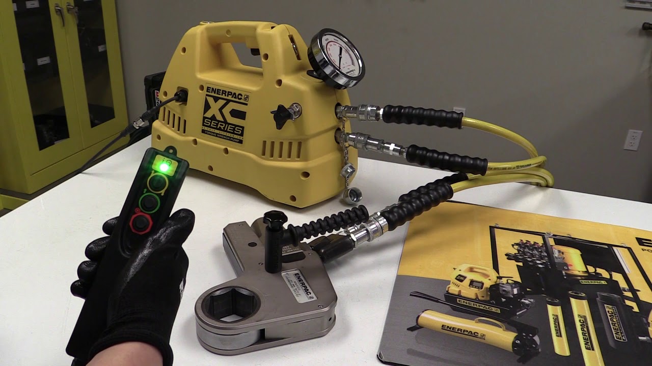 Hydraulic Torque Pump Pendant Demonstration