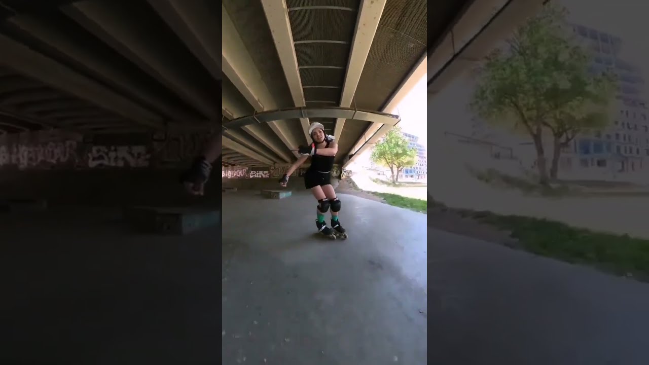 Go skating happily.😁😁😁