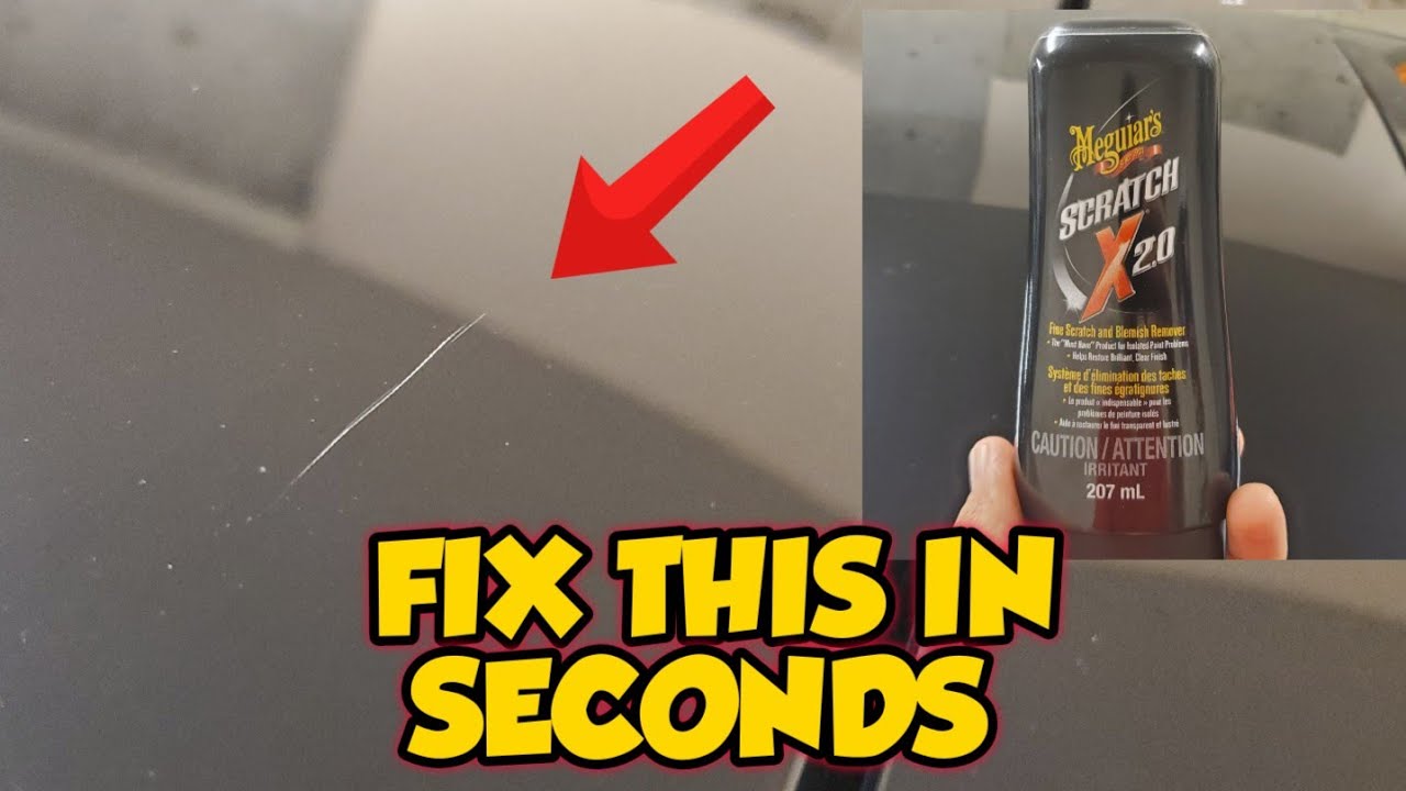 Как удалить царапину с лакокрасочного покрытия вашего автомобиля *Meguiars Scratch X 2.0*