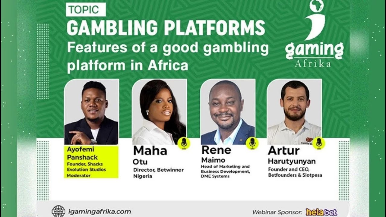 Features of a good gambling platform in Africa Webinar