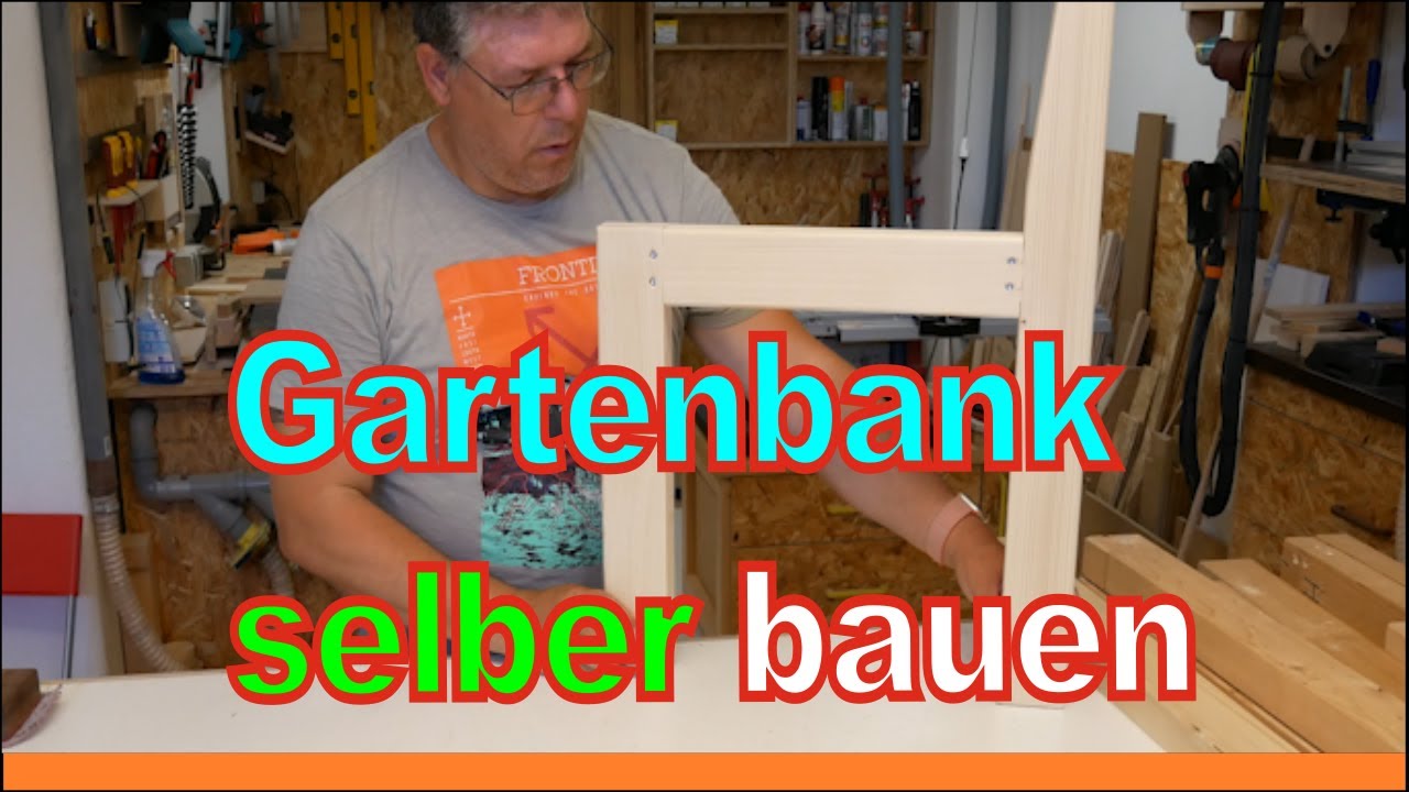 Gartenbank aus Kanthölzern selber bauen | DIY