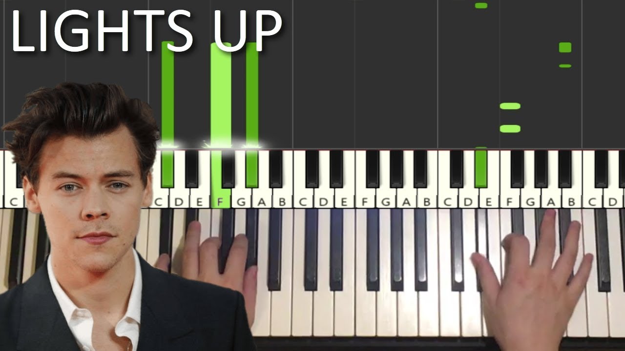 Harry Styles - Lights Up (Piano Tutorial Lesson)