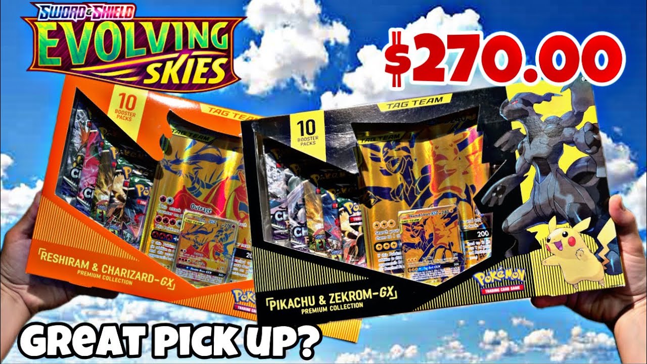$270 Pikachu & Zekrom GX Collection box Pokémon OPENING! #reaction #pokemon #opening #fyp #tcg #win