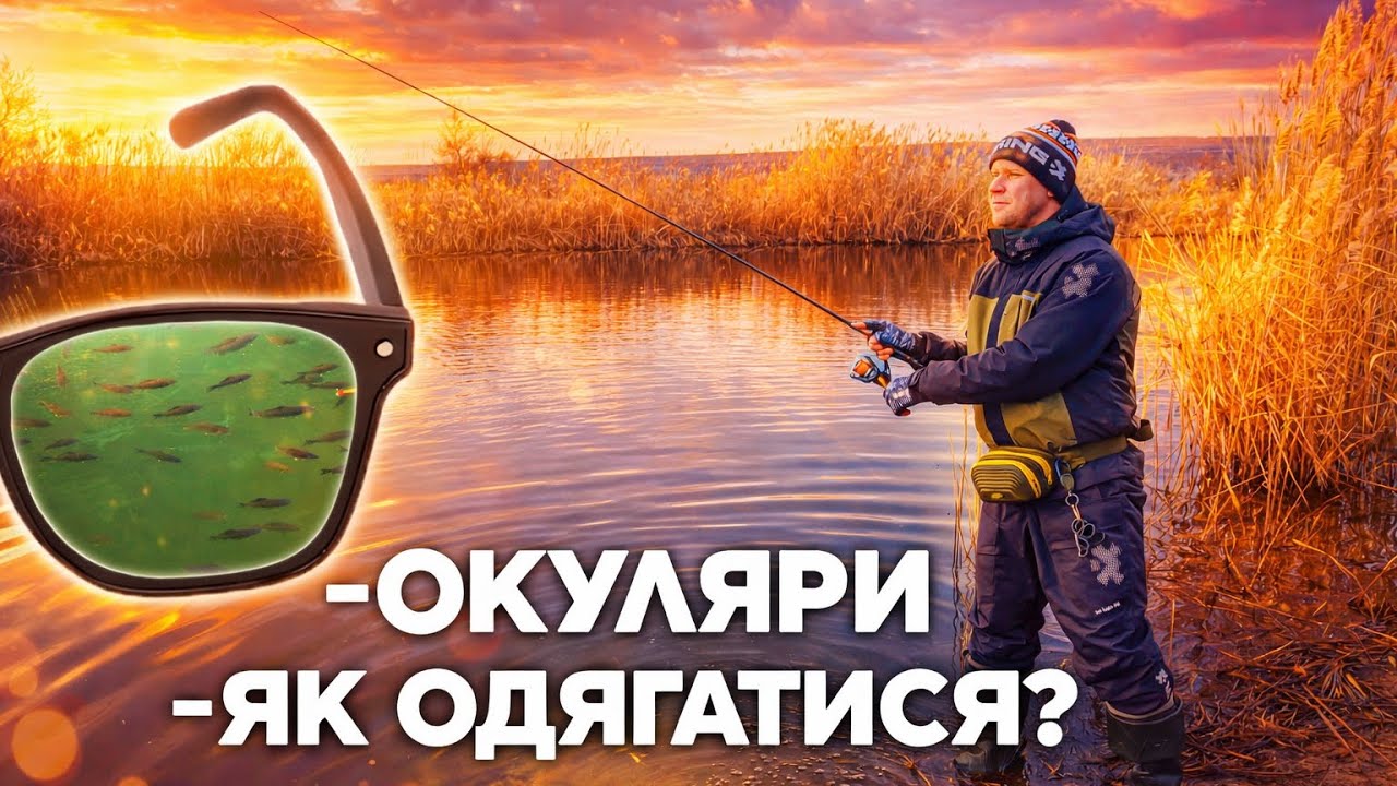 МІКРОДЖИГ ВЗИМКУ! Полярізаційні окуляри, куртка Viking Fishing і як вдягатися комфортно. Спінінг