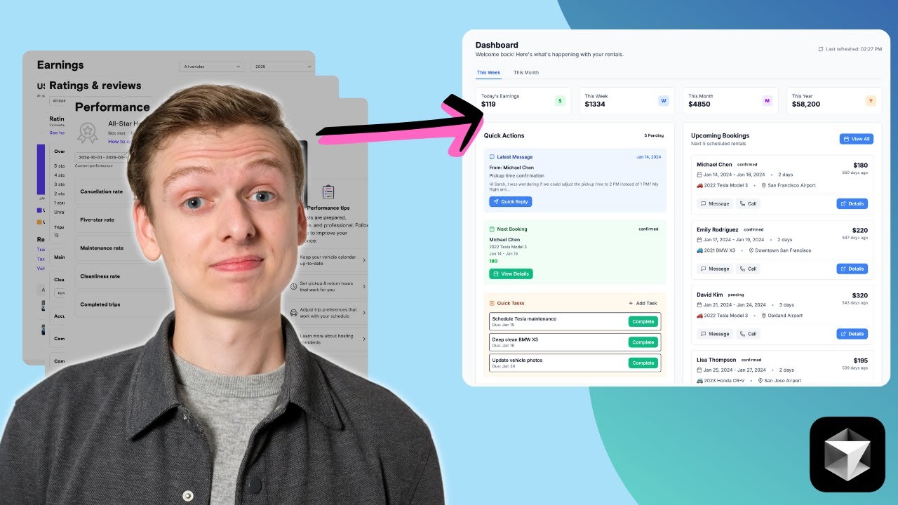 Building a Turo Host Dashboard with AI: Real-Time App Prototyping in Cursor