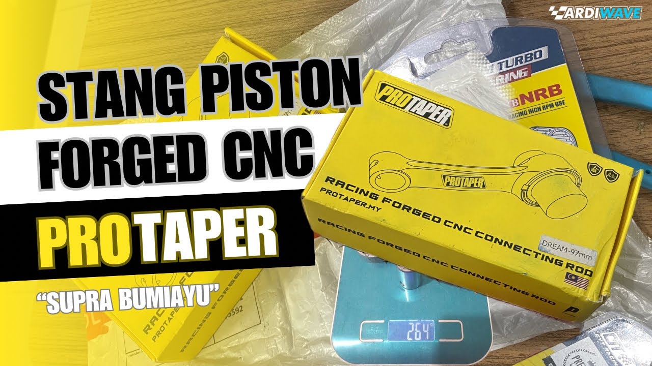 STANG PISTON PROTAPER FORGED UNTUK NEW PROJECT “SUPRA BUMIAYU”
