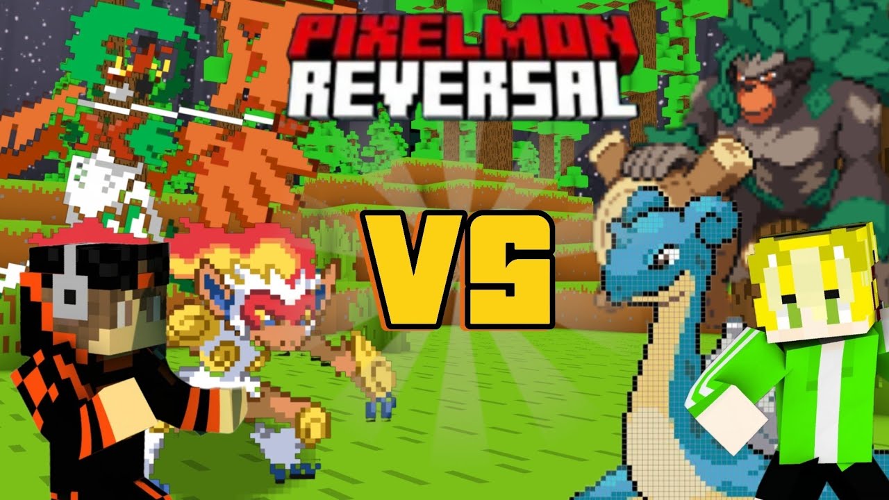 A BATALHA MAIS INTENSA DO MINECRAFT PIXELMON REVERSAL 