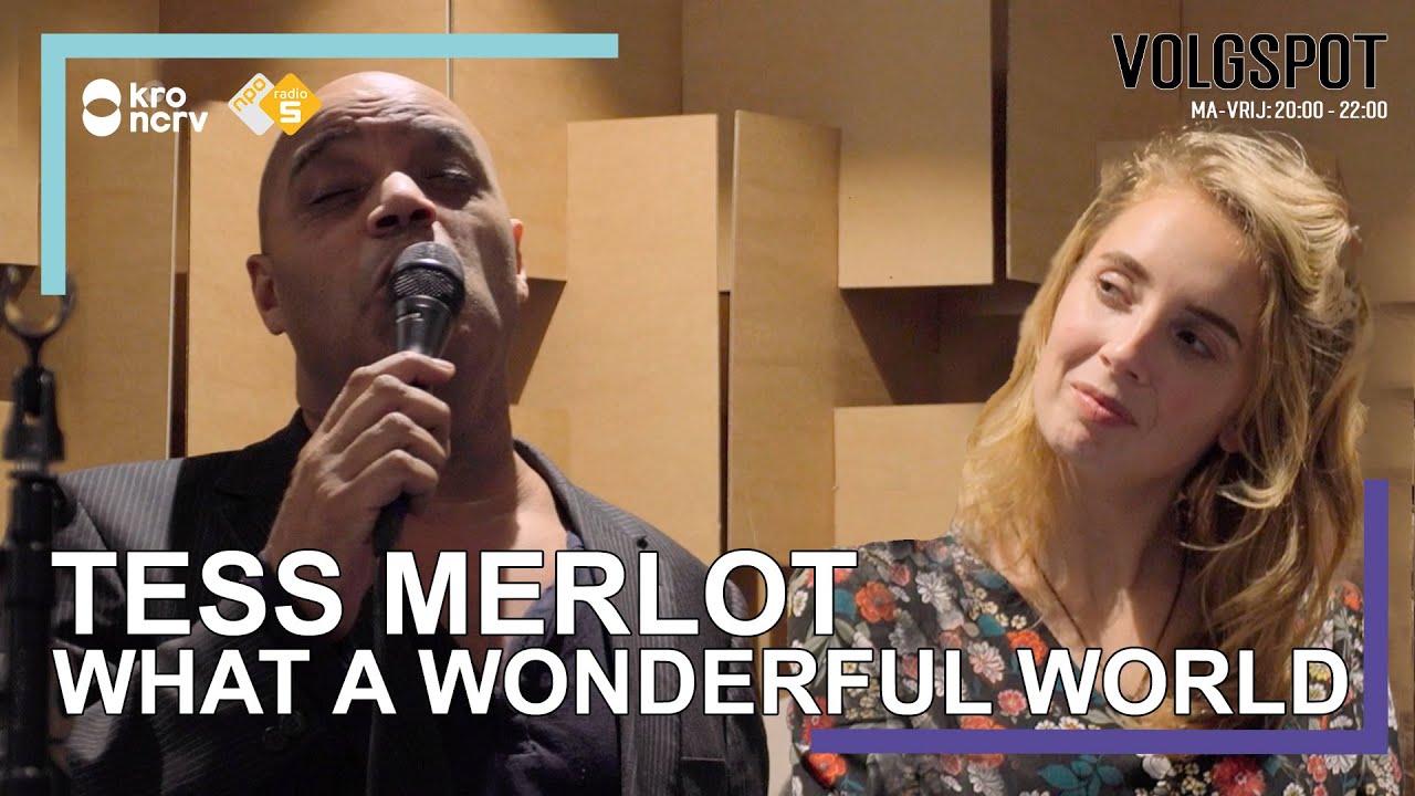 Tess Merlot vertaalt 'What A Wonderful World' naar het Frans⎜Volgspot Podium⎟NPO Radio 5