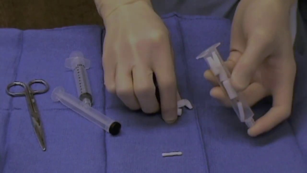 How to Prepare Gelfoam Torpedoes and Slurry