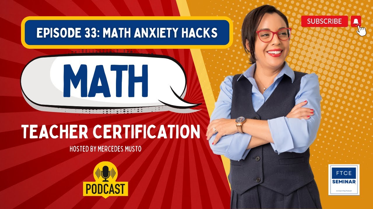 FTCE | Study Hacks | Two Math Anxiety Hacks #studyhacks #exam #math