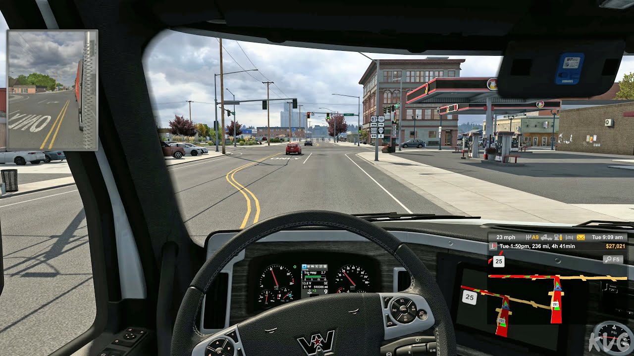 American Truck Simulator - Lewistown to Glendive - Montana Gameplay (PC UHD) [4K60FPS]