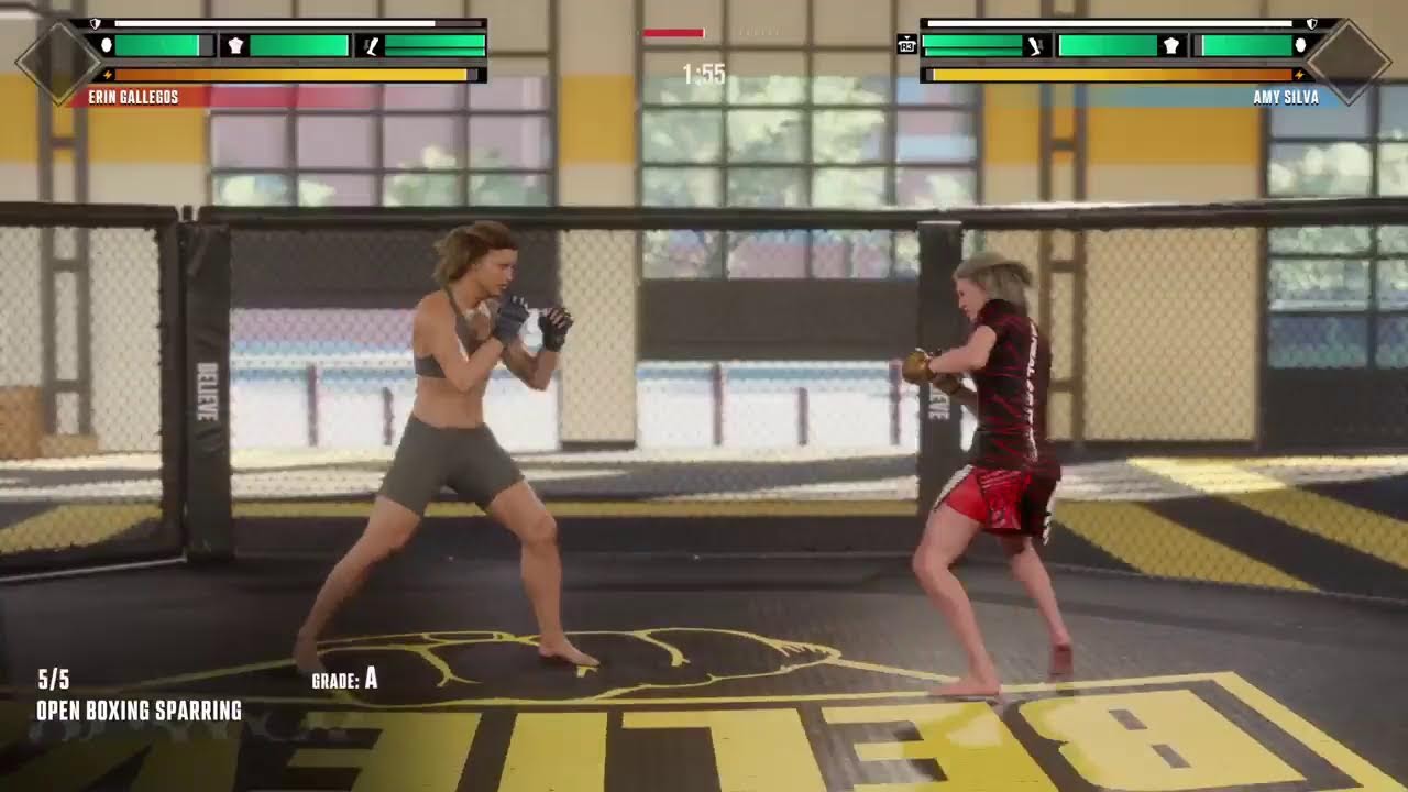 Amy Rose plays UFC 6 part 1 First time playing in a female division Career mode