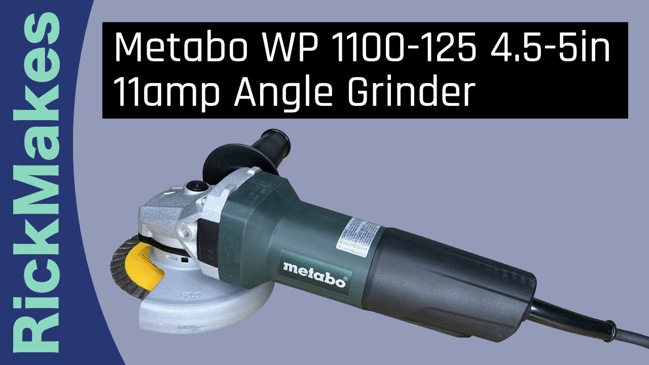 Metabo WP 1100-125 4.5-5in 11amp Angle Grinder
