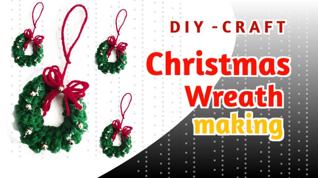 How to make CHRISTMAS WREATH by anjewel world