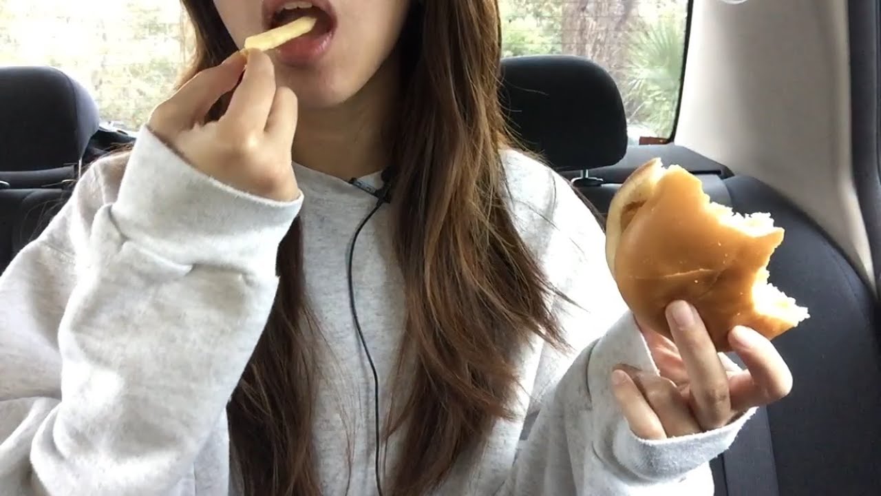 ASMR Eating: McDonald's - Filet O Fish & Fries (No Whisper)