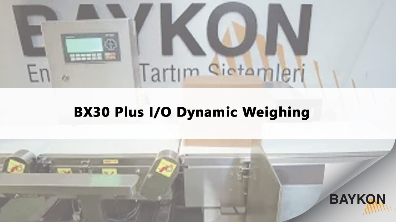 Baykon | BX30 Plus I/O Dynamic Weighing