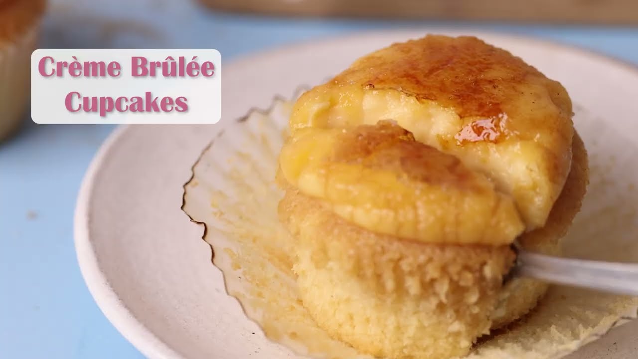 Crème Brûlée Cupcakes