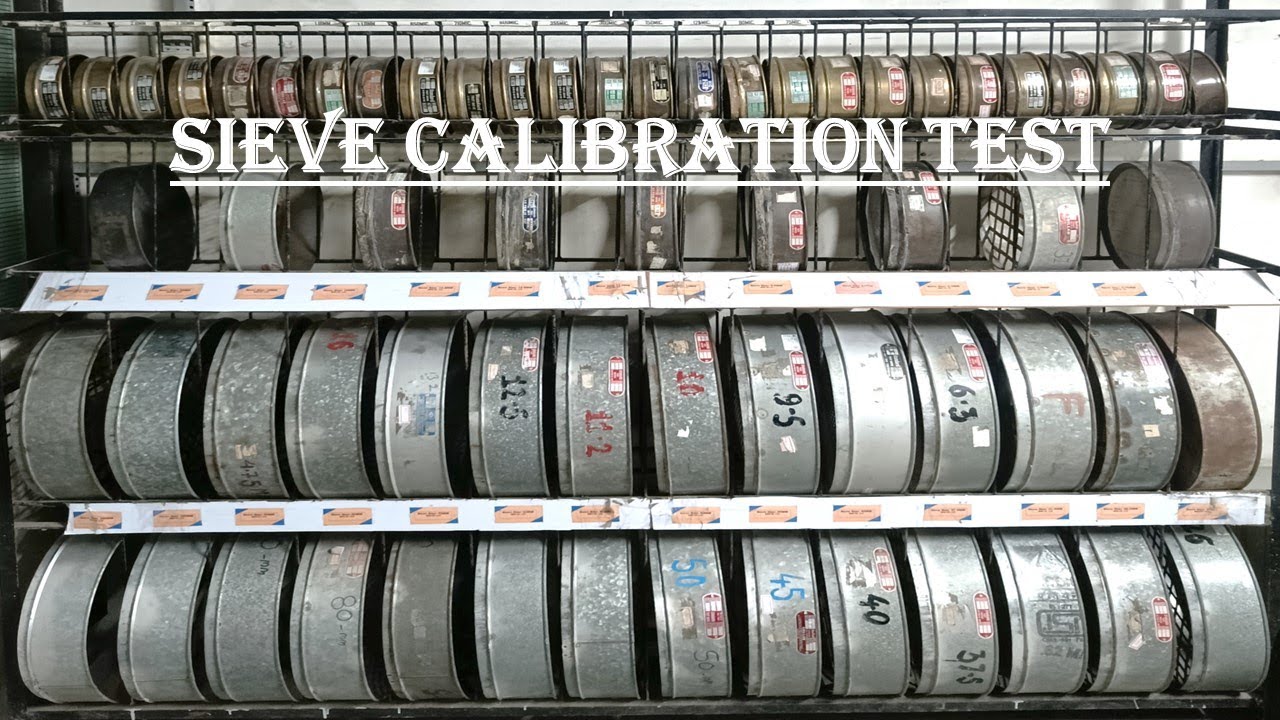 Calibration of Test Sieve | As per IS 460 : 2020.