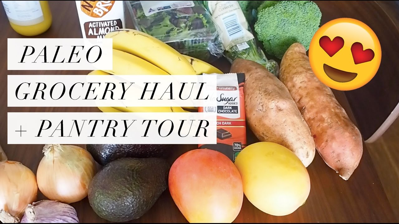 Paleo Grocery Haul + Healthy Pantry Tour