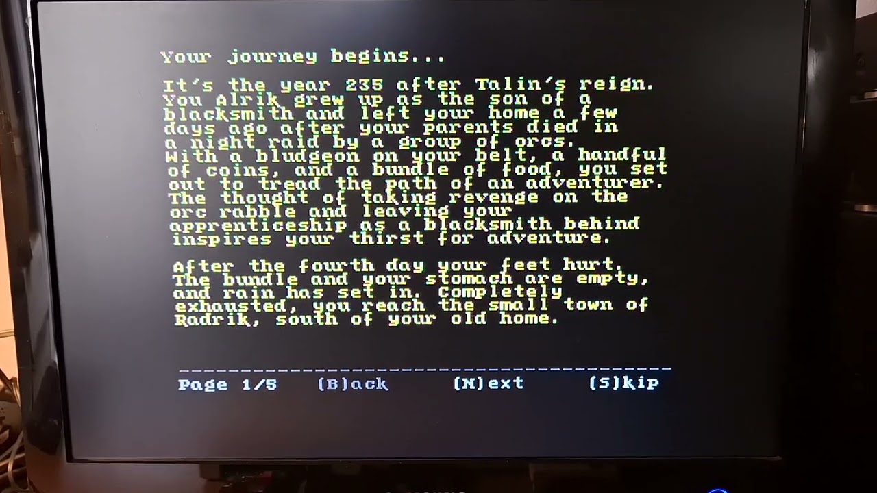 Evil Dungeon on the Commodore 64 with Userport MP3 Support