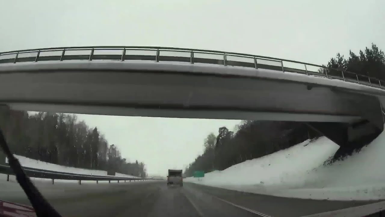 Arboga-Örebro i Snöoväder