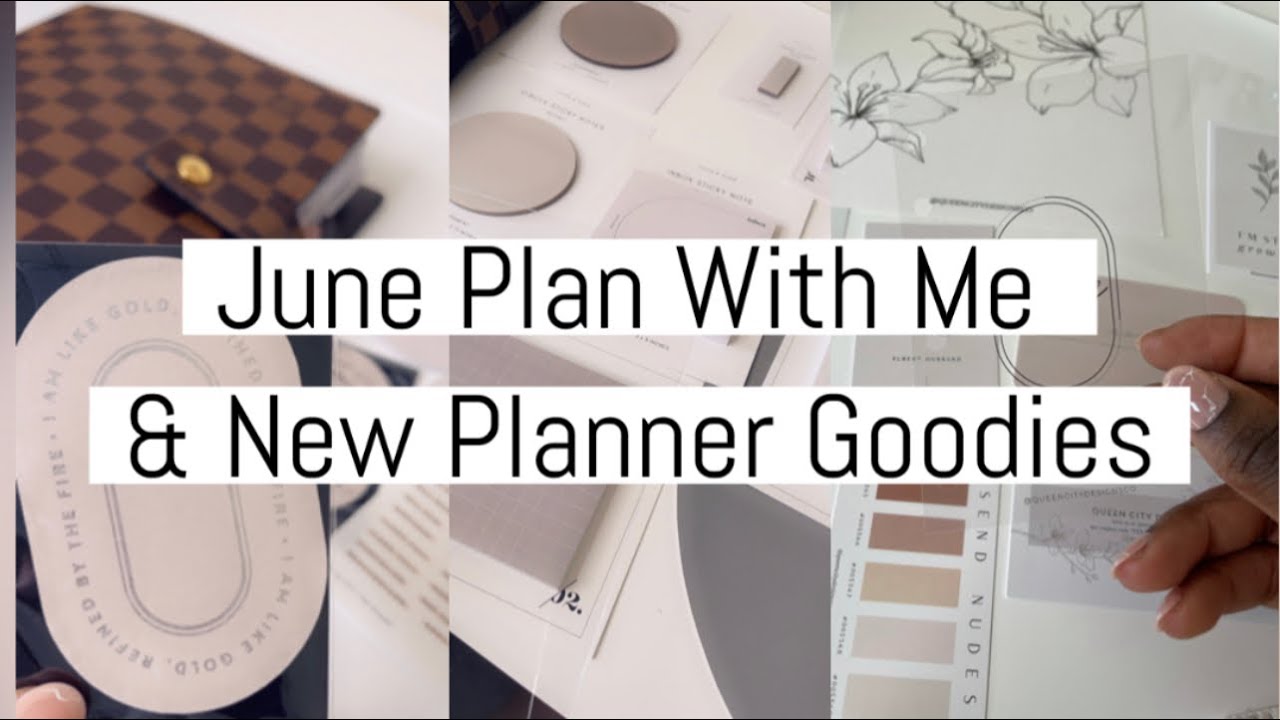Plan With Me - June & New Minimal Planner Goodies