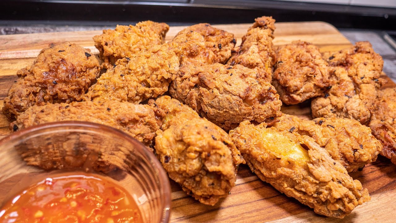 Hähnchenteile wie von KFC. 🍗🍗🍗