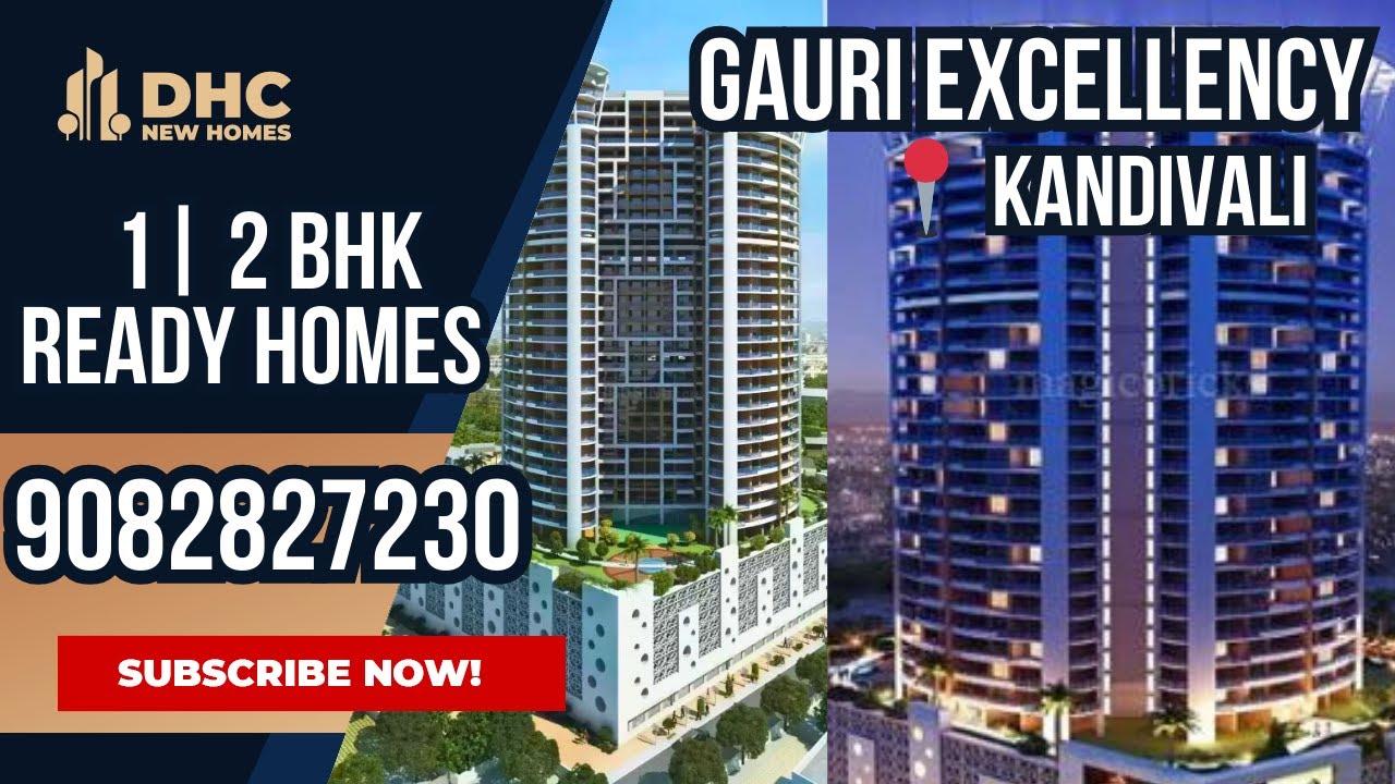 Gauri Excellency in Kandivali | Luxurious living #homes in #mumbai #luxuryhomes #2bhkflats #malad
