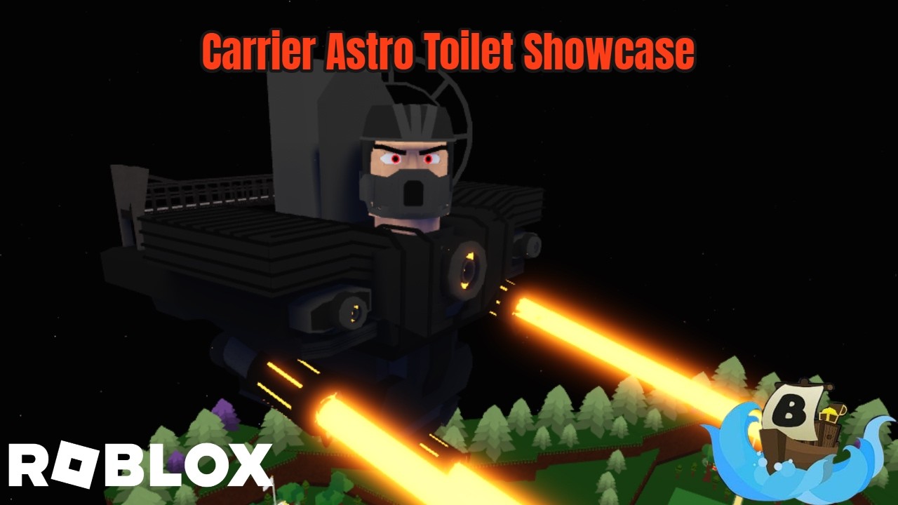 Carrier Astro Toilet | Build A Boat For Treasure Showcase  (Skibidi Toilet Roblox)