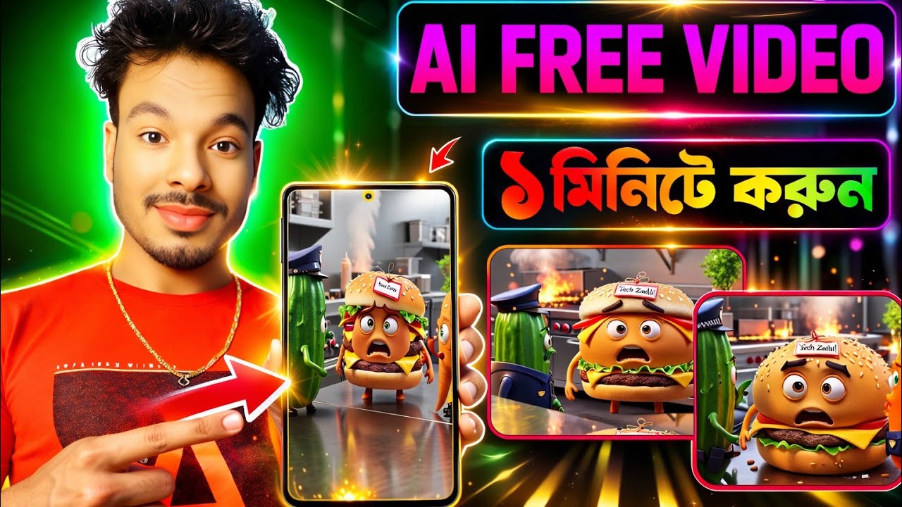 Ai Free Video Generator | Ai Video Kivabe Banabo| How To Ai Video Create For Free 