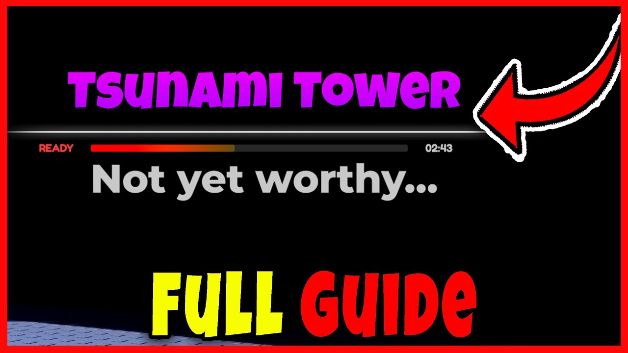 TSUNAMI TOWER FULL GUIDE in ESCAPE TSUNAMI  for BRAINROTS Roblox