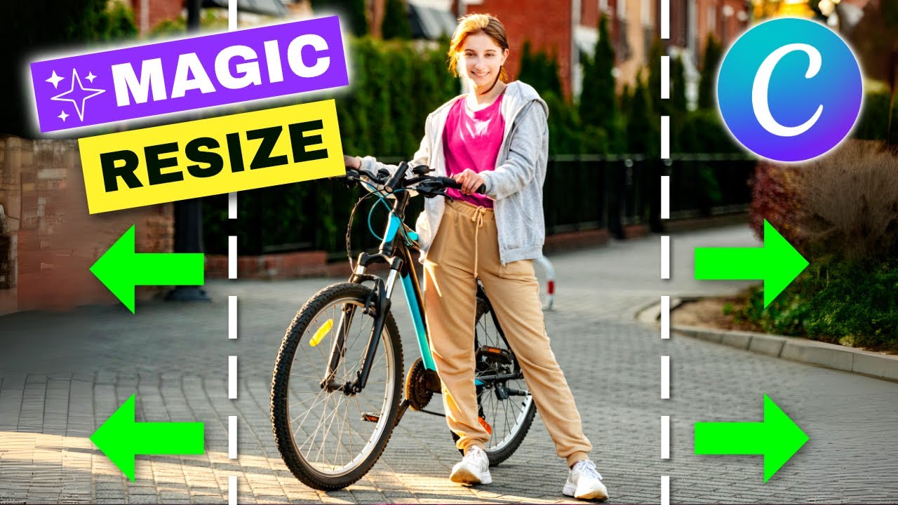 Как расширить изображение в Canva