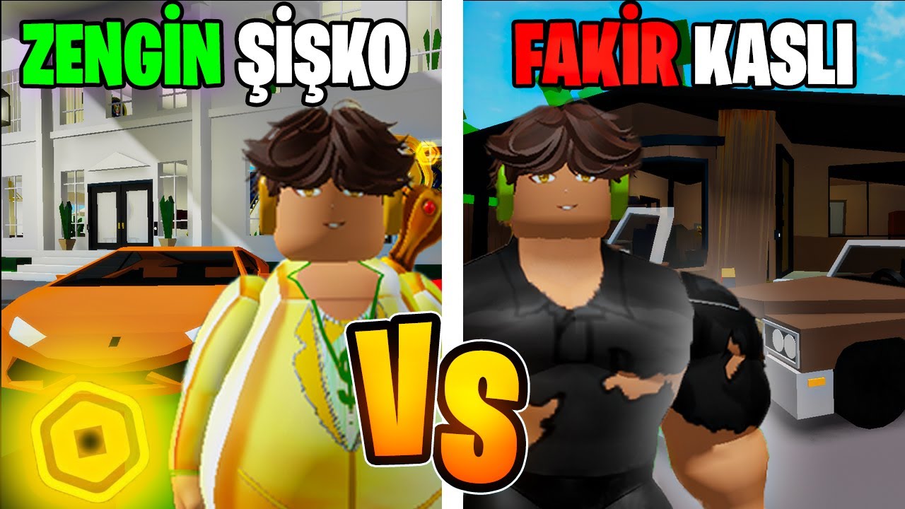 Zengin ŞİŞKO VS Fakir KASLI SOSYAL DENEY 🤭 (ROBLOX Brookhaven🏡RP)